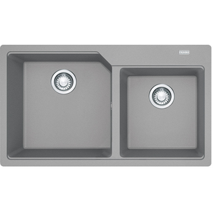 Franke Urban 1 and 3/4 Bowl Topmount Sink Stone Grey