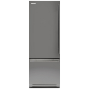 Fhiaba 336L Classic Fridge with TriMode and Ice Maker Left Hinge Satin Steel