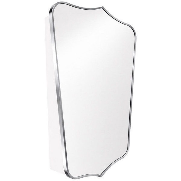 Turner Hastings Mayer 80x50 Shield Bathroom Mirror Shaving Cabinet Chrome MA406SC-CH
