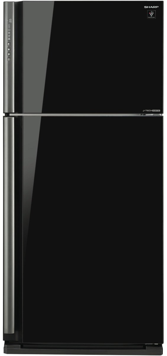 Sharp glass outlet door fridge