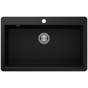 Abey Schock Virtus Large Bowl Sink Onyx