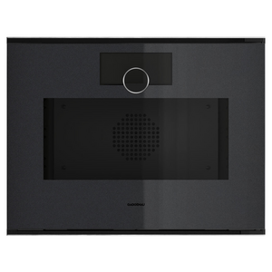 Gaggenau 60cm Minimalistic Series Compact Built-In Combi-Steam Oven With Water Tank Right Hinge - Onyx