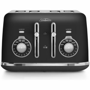 Sunbeam Alinea Select 4 Slice Toaster Black TA2840K