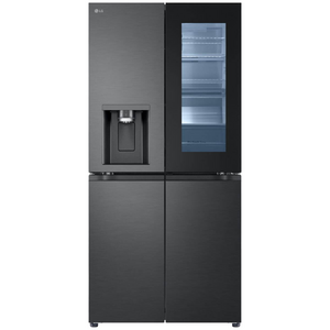 LG 508L French Door InstaView Door-in-Door Fridge with In-door Ice & Water Dispenser Matte Black