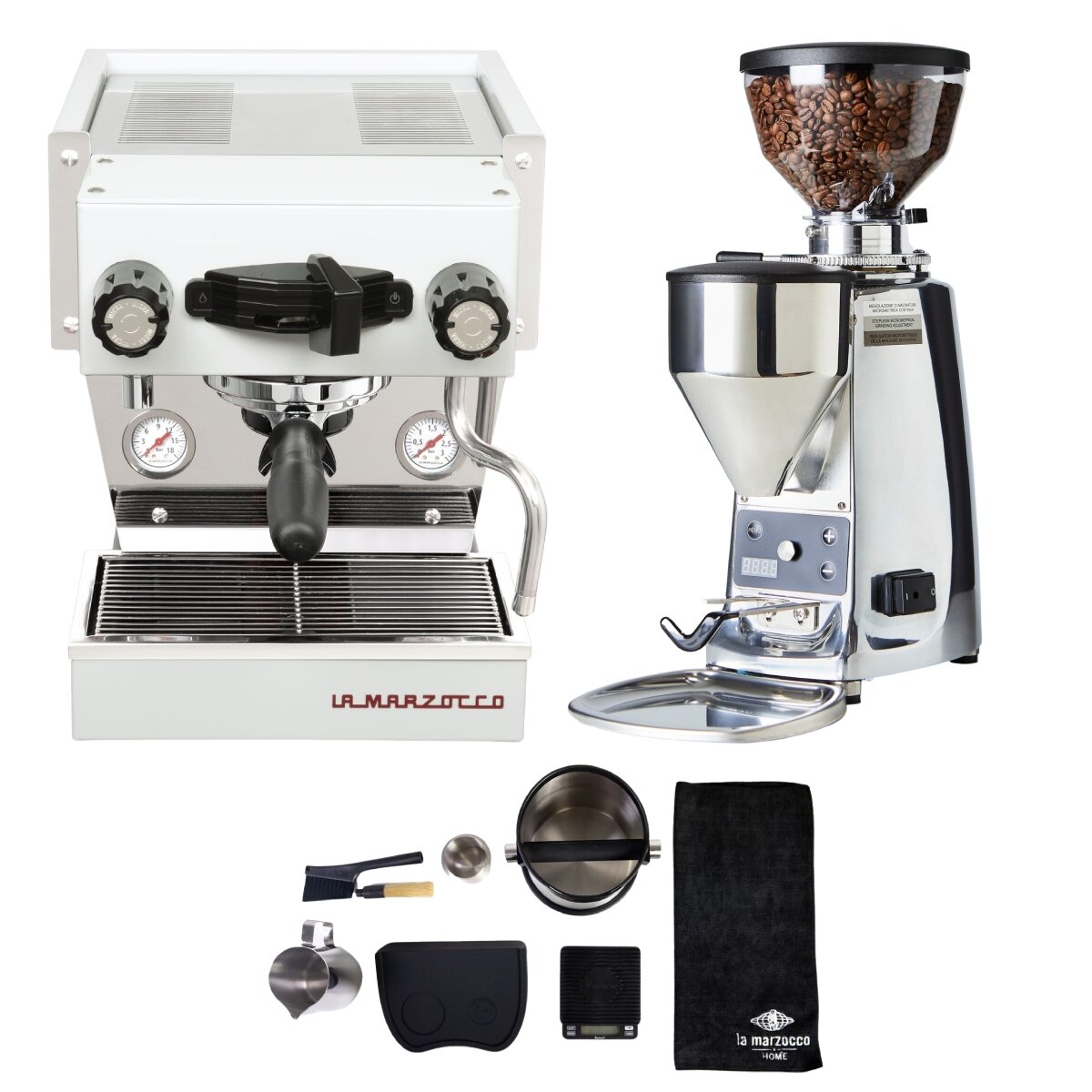La Marzocco Linea Micra Coffee Machine Home Package White and