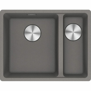 Franke Maris 340/150mm 1 and 1/2 Bowl Right Topmount Sink with Extension Drainer Stone Grey
