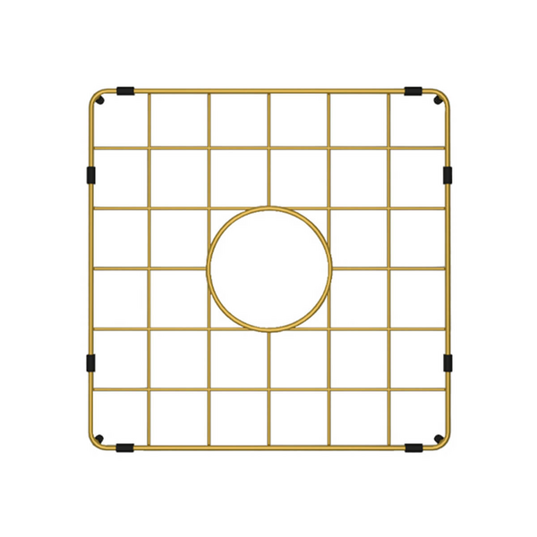 Turner Hastings Cuisine 46 x 46 Brushed Brass Grid CU461SSG-BB