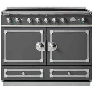 La Cornue Cornufe 110cm Induction Freestanding Oven Graphite with Brushed Nickel