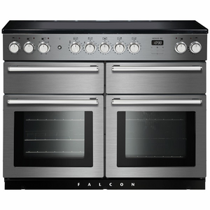 Falcon 110cm Nexus SE Induction Freestanding Electric Oven/Stove Stainless Steel and Chrome NEXSE110EISS-CH