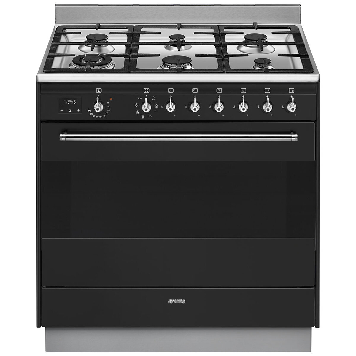 Smeg black oven 90cm on sale