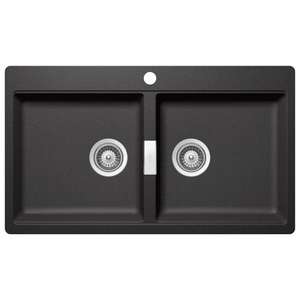 Abey Schock Horizont Double Bowl Sink Stone