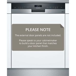 Siemens IQ500 Semi-Integrated Dishwasher with HomeConnect