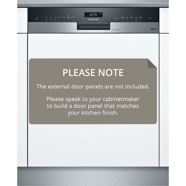 Semi integrated dishwasher door hot sale panel