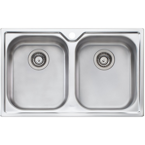 Oliveri Diaz Double Bowl Topmount Sink