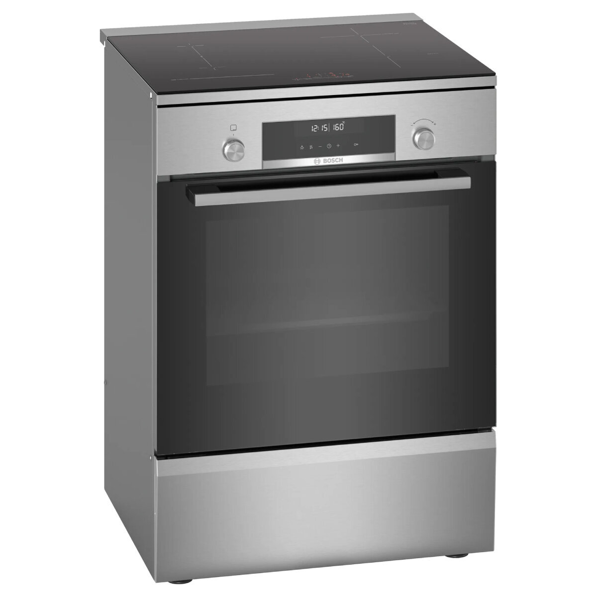 Freestanding cooker with induction hob 60cm top
