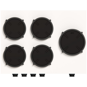 Pitt Ebeko Series- 5 Burner Induction Cooktop Black EBEKO5BTF-I