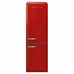Smeg FAB 50's Style 331L Bottom Mount Refrigerator Red