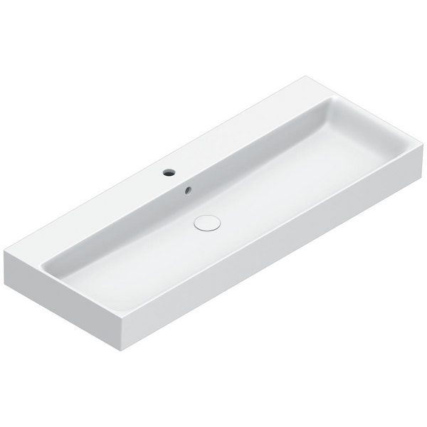 Catalano Premium 1200x470 Basin With Taphole Satin White 0221201021