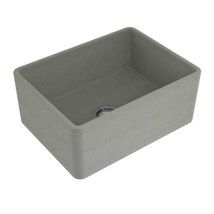Turner Hastings Novi 60 x 46 Fine Fireclay Single Bowl Butler Sink Concrete
