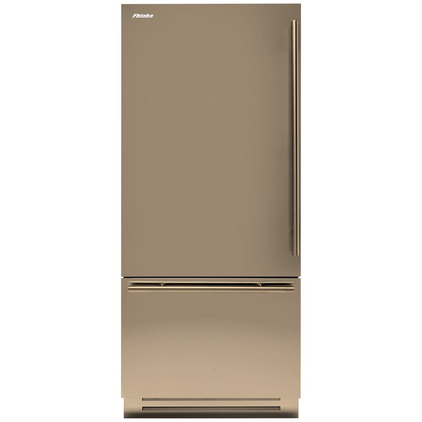 Copper coloured fridge freezer on sale