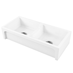 Turner Hastings Patri 100 X 47 Fireclay Double Bowl Butler Sink