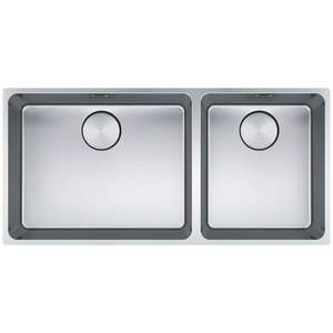 Franke Mythos 500/340mm and 1 and 1/2 Bowl Right 3 Way Installation Sink
