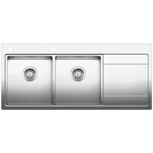 Blanco Double Bowl Right Hand Drainer Sink
