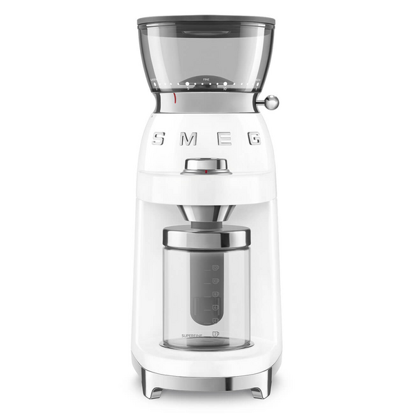 Smeg 50's Retro Style Coffee Grinder White CGF03WHAU