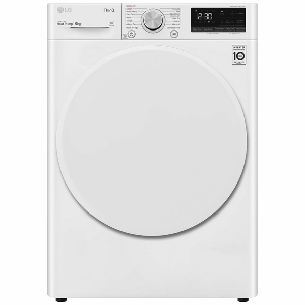 LG 8Kg Heat Pump Dryer with Inverter Control DVH45-08W Winning