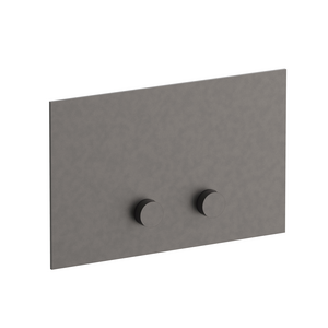 Fantini Flush Plate - Matte Gun Metal PVD 91P58402