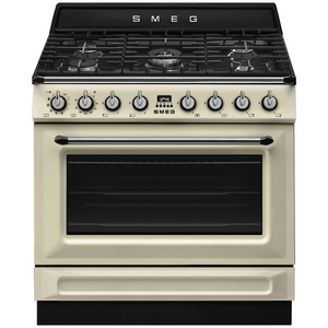 Smeg 90cm Victoria Dual Fuel Pyrolytic Freestanding Stove