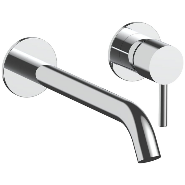 Fantini Nostromo 200m Spout Wall Basin Mixer - Chrome NOSWB200NPCHR