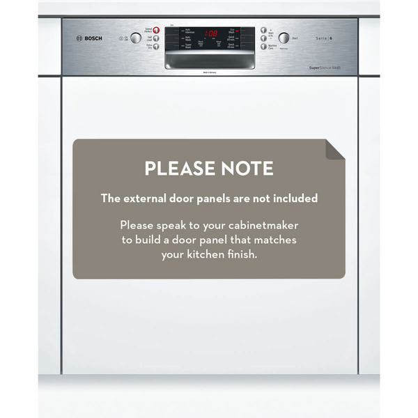 Bosch series 8 semi integrated deals dishwasher