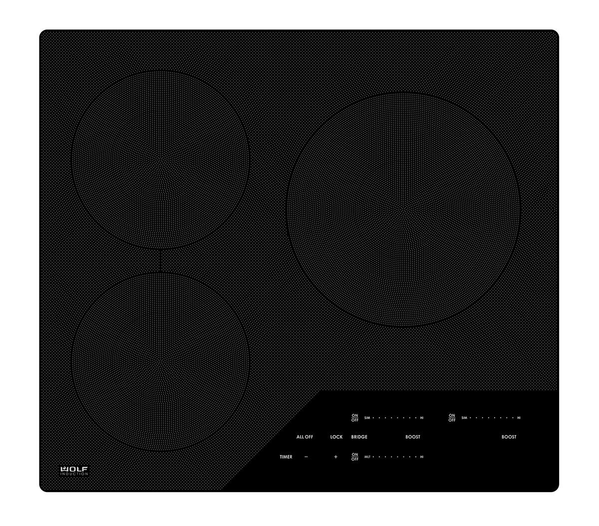 WOLF 60cm Contemporary Induction Cooktop ICBCI243CB Winning