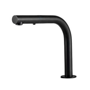Rogerseller Tonic Square Sink Outlet with Pull Out Spray - Matte Black