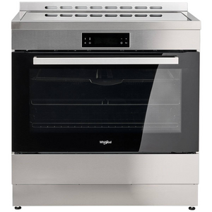 Whirlpool 90cm Induction Freestanding Oven with AirFry Inox