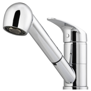 Oliveri London Pull Out Spray Mixer Tap Chrome LON580FCR-P