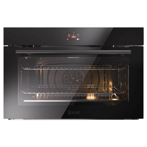 ILVE 90cm Professional Plus Built-In Electric Oven Matte Black