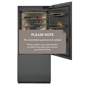 Gaggenau Expressive Series 90cm Vario Integrated Bottom Mount Fridge with Ice Maker