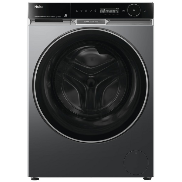 Haier 12kg + 8kg Series 600 Front Load Washer-Dryer Combo Black HWD1280PXB1