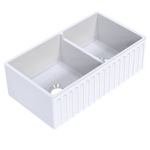 Turner Hastings Cove 85 Fine Fireclay Butler Sink Gloss White