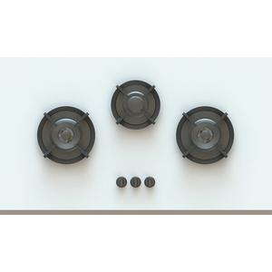 Pitt Colo 3 Burner Natural Gas Cooktop Professional Brass