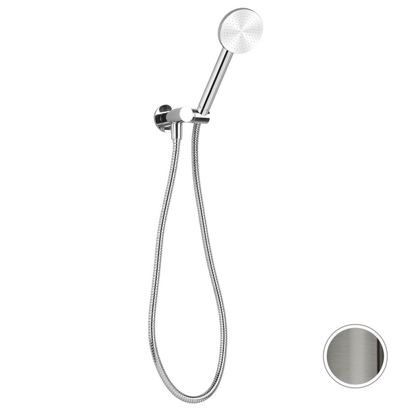 Astra Walker Icon Single-Function Hand Shower with Integrated Holder Brushed Platinum A6942V8M01