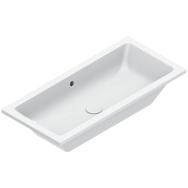 Catalano Zero 800x370 Undercounter or Built-In Basin Gloss White 0124810001