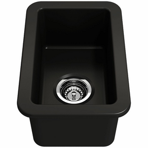 Turner Hastings Cuisine 30 x 46 Fine Fireclay Single Bowl Sink Matte Black