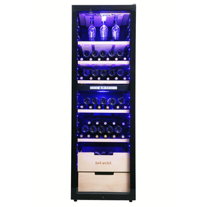 LeCavist Cuvee Rothschild 226 Bottle Dual Zone Wine Fridge