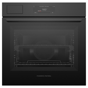 Fisher & Paykel 60cm Series 9 Minimal Combi-Steam Oven Black Glass