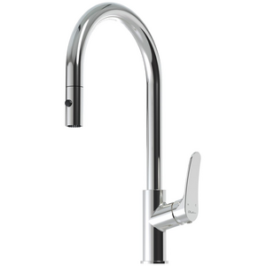 Oliveri Verona Pull out Goose Neck Mixer Tap Chrome