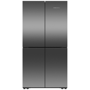 Fisher & Paykel 627L French Door Refrigerator with Internal Ice and Water Dispenser Dark Stainless Steel
