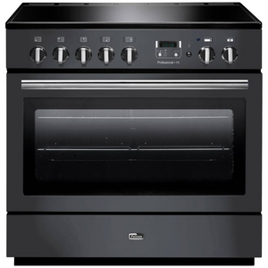 Falcon 90cm Professional FX Induction Freestanding Oven/Stove Slate and Chrome